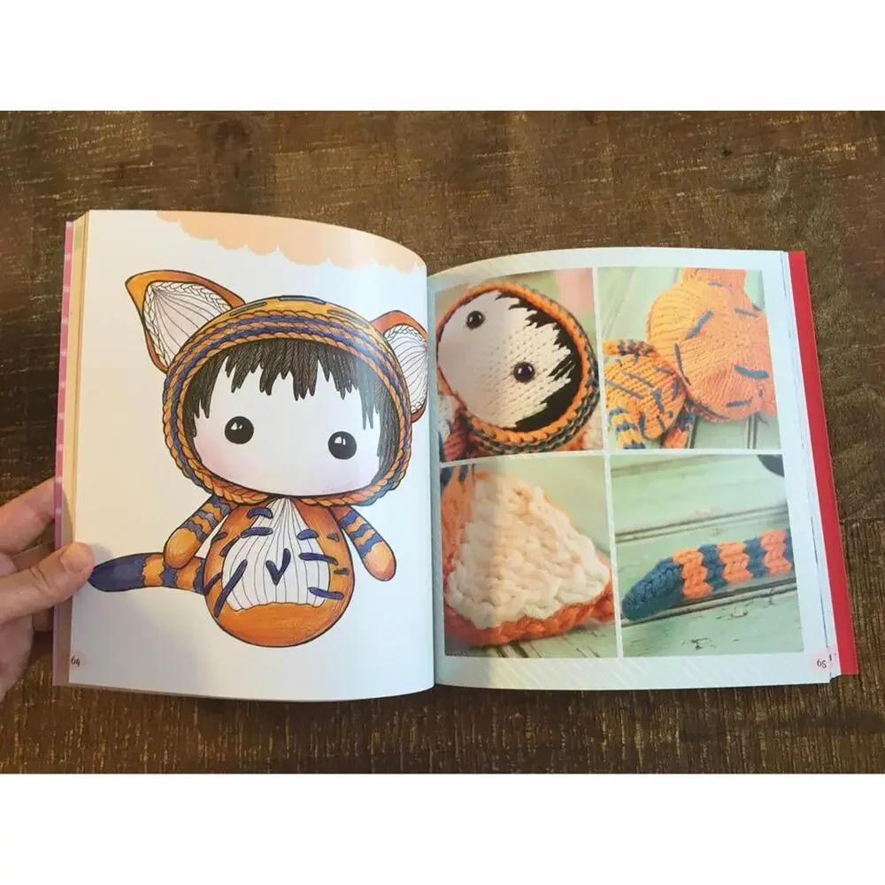 NEW Cute Knitted Toys Amigurumi Pattern Book Knitting Baby Doll Stuffie